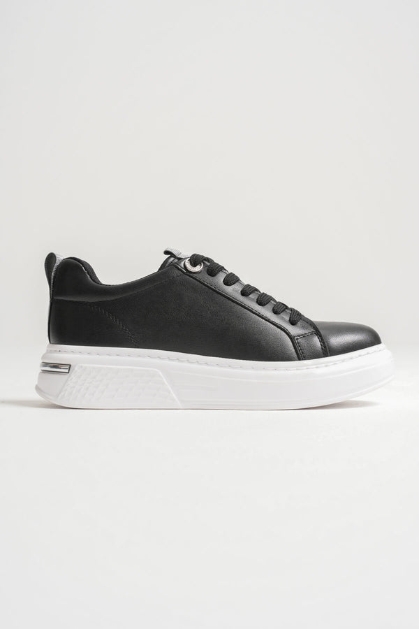 Scarpax Kadın Günlük Şık Siyah Sneaker - Rahat ve Modern Tasarım