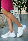 Scarpax Wina Beyaz Triko Spor Ayakkabı