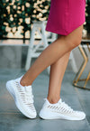 Scarpax Wina Beyaz Triko Spor Ayakkabı