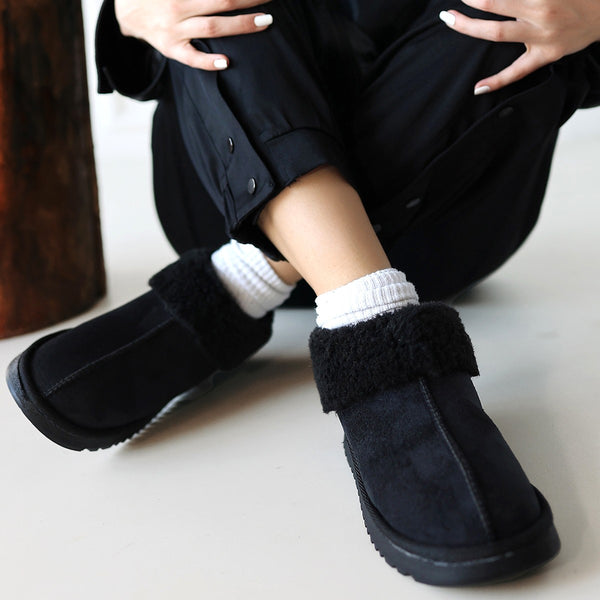 Scarpax Abby Siyah Süet Bot