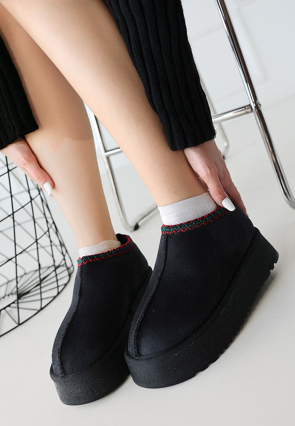 Scarpax Foyk Siyah Süet Bot