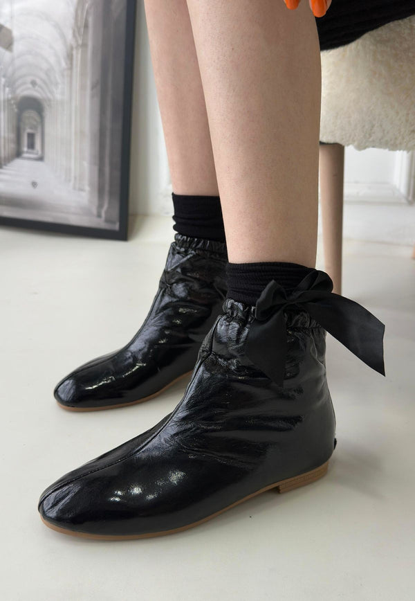 Scarpax Barxi Siyah Rugan Bot