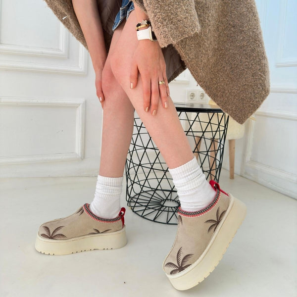 Scarpax Mucy Bej Süet Bot