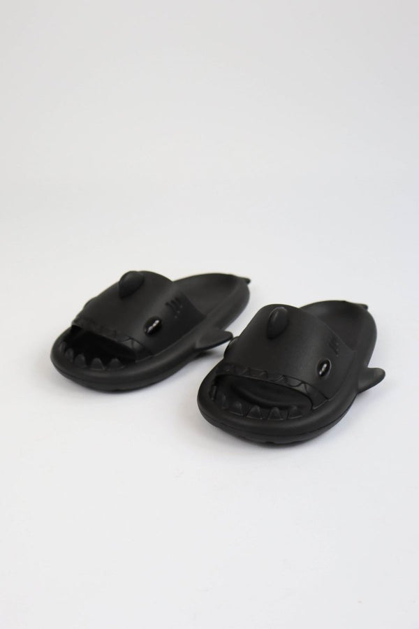 Scarpax 100% Vegan Siyah Unisex Tam Ortopedik Terlik - 3 Cm Topuk Boyu - SCARPAX