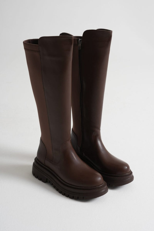 Scarpax Agni Kadın Günlük Acı Kahve Çizme