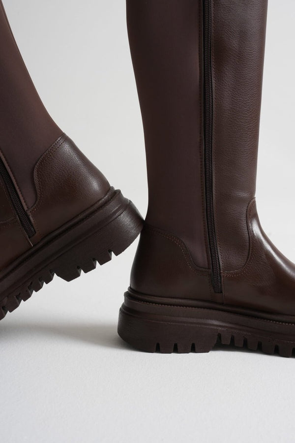 Scarpax Agni Kadın Günlük Acı Kahve Çizme