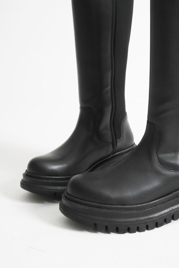 Scarpax Agni Kadın Günlük Siyah Çizme