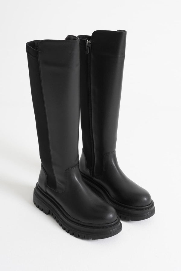 Scarpax Agni Kadın Günlük Siyah Çizme