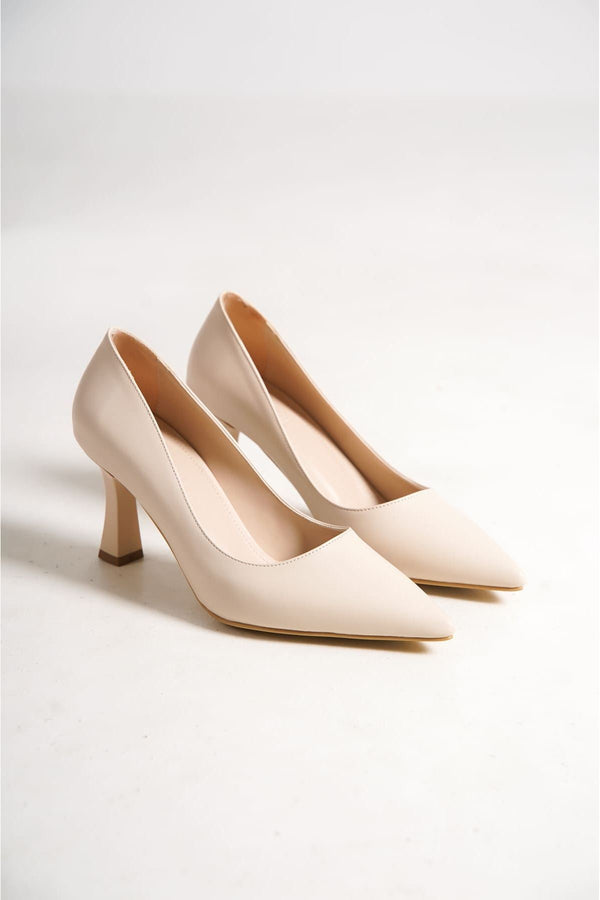 Scarpax Alexandra Kadın Bej Stiletto - SCARPAX
