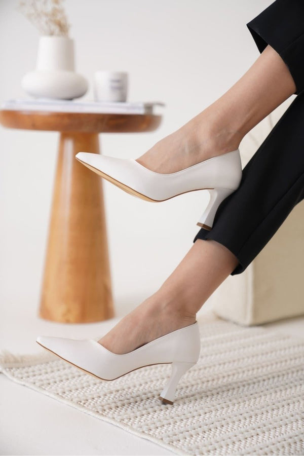 Scarpax Alexandra Kadın Beyaz Stiletto