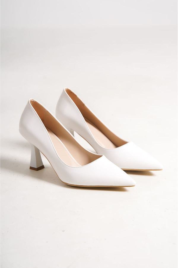 Scarpax Alexandra Kadın Beyaz Stiletto - SCARPAX
