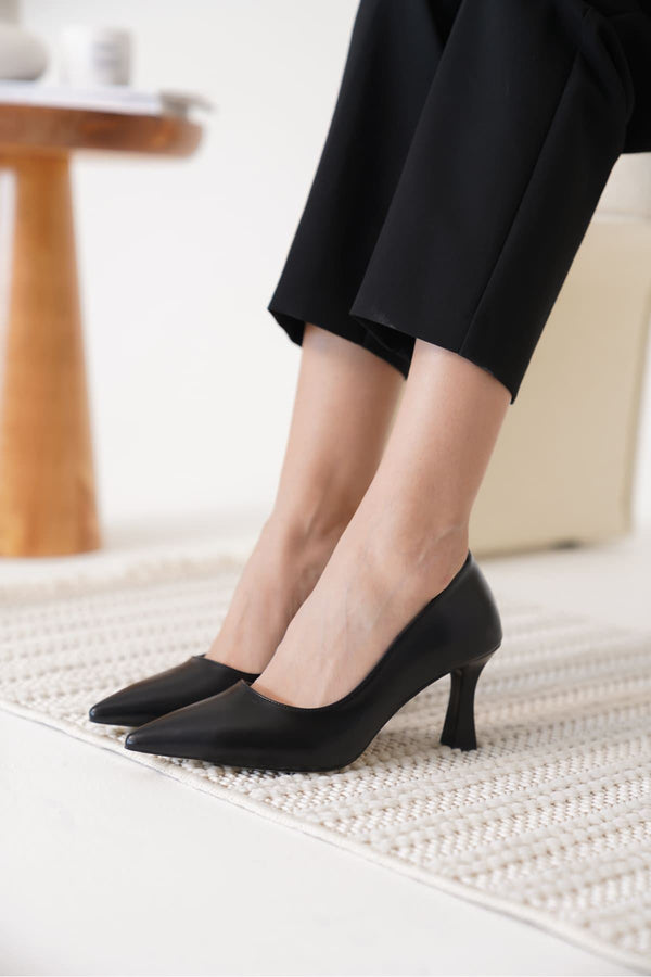 Scarpax Alexandra Kadın Siyah Stiletto - SCARPAX
