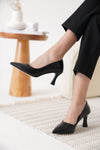 Scarpax Alexandra Kadın Siyah Stiletto