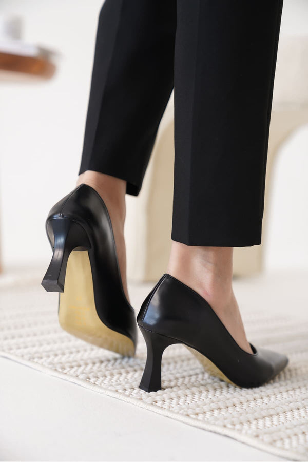 Scarpax Alexandra Kadın Siyah Stiletto - SCARPAX