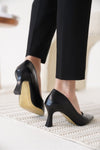 Scarpax Alexandra Kadın Siyah Stiletto