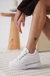 Scarpax Alice Beyaz Kadın Gizli Topuklu Sneaker