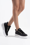 Scarpax Alice Siyah Kadın Gizli Topuklu Sneaker