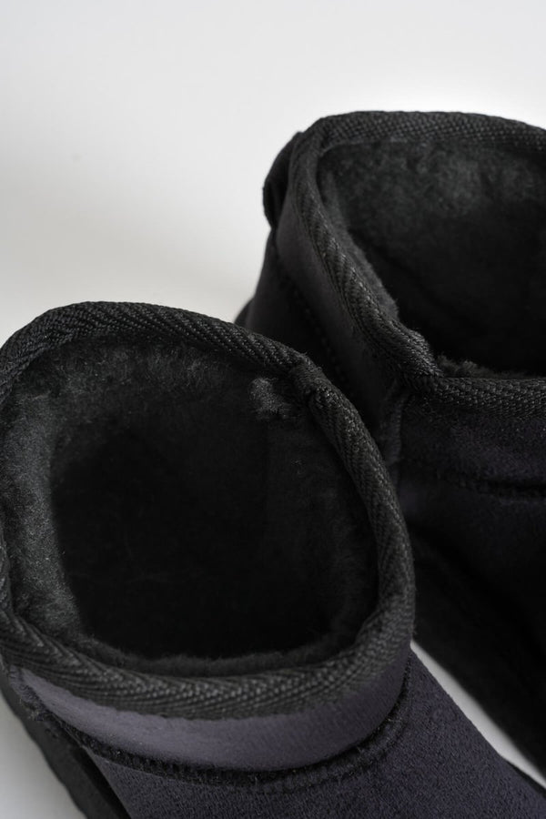 Scarpax Alina Kadın Siyah Kışlık Kürklü Bot