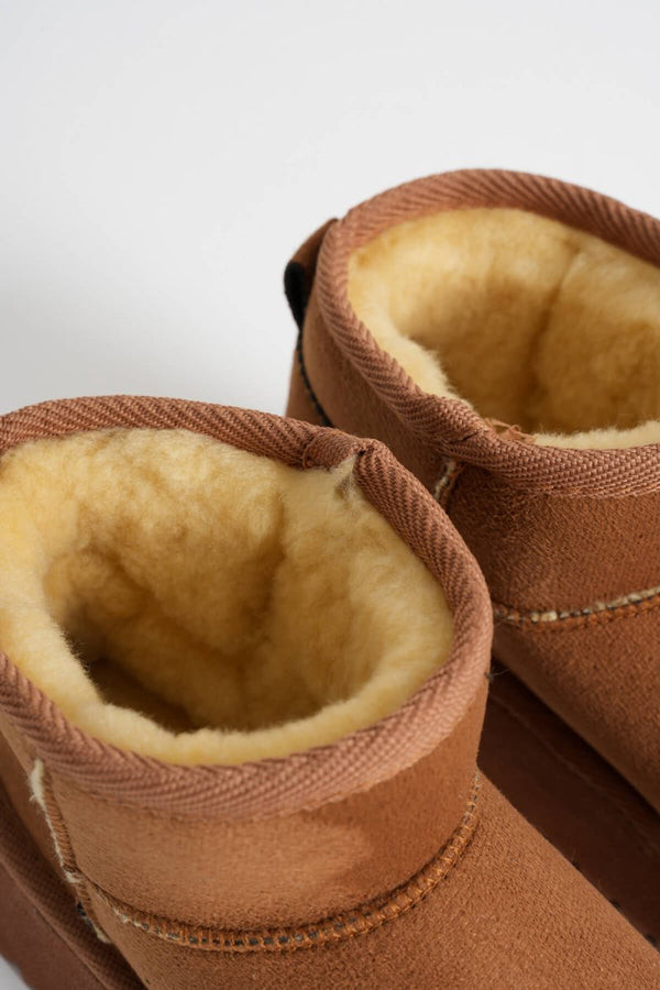 Scarpax Alina Kadın Taba Kışlık Kürklü Bot