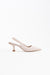 Scarpax Angelica Kadın Bej Saten Topuklu Ayakkabı