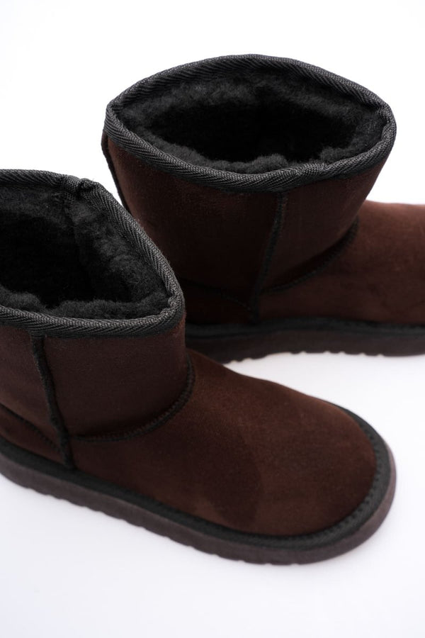 Scarpax Anisa Kadın Acı Kahve Kışlık Kürklü Bot