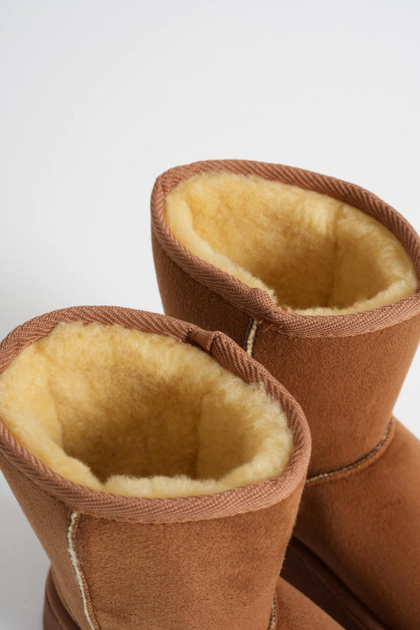 Scarpax Anisa Kadın Taba Kışlık Kürklü Bot