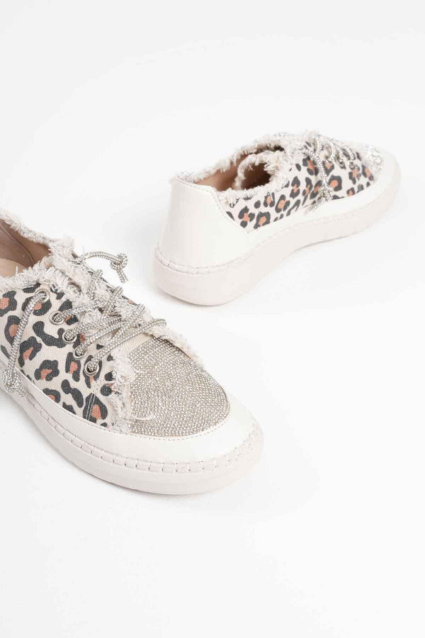 Scarpax Ankle Leopar Kadın Günlük Ayakkabı - SCARPAX