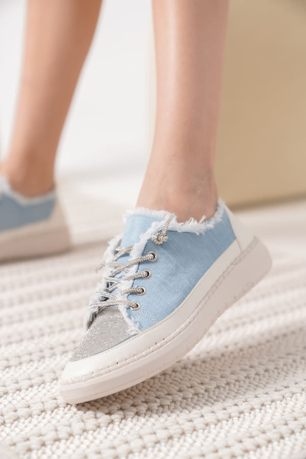 Scarpax Ankle Mavi Kadın Günlük Ayakkabı - SCARPAX