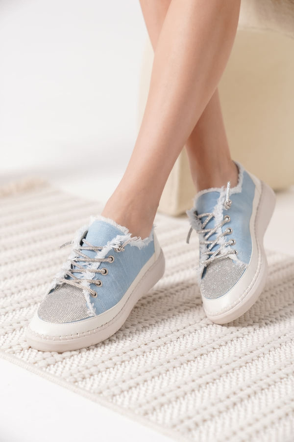 Scarpax Ankle Mavi Kadın Günlük Ayakkabı - SCARPAX