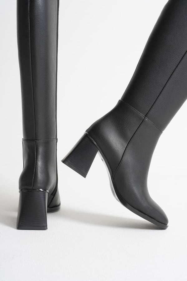 Scarpax Arden Kadın Siyah Kışlık Çizme