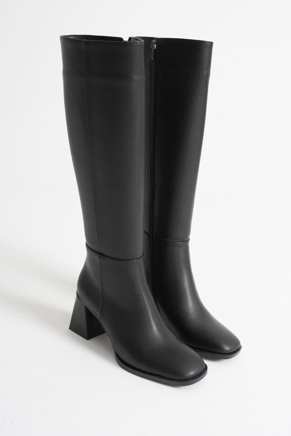 Scarpax Arden Kadın Siyah Kışlık Çizme