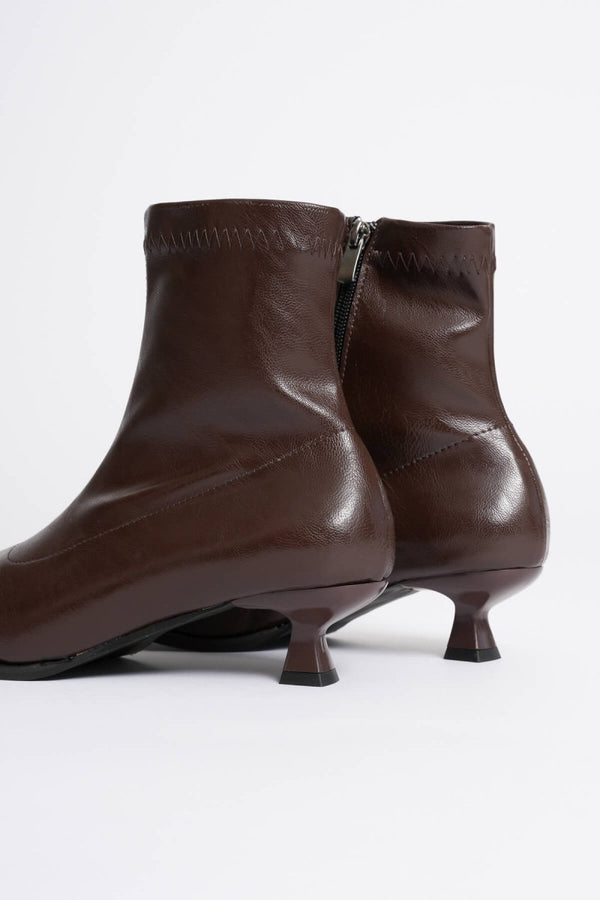 Scarpax Ariana Kadın Acı Kahve Topuklu Bot