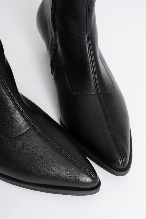 Scarpax Ariana Kadın Siyah Topuklu Bot