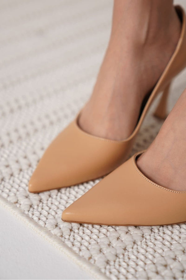 Scarpax Blade Nude Cilt Kadın Stiletto