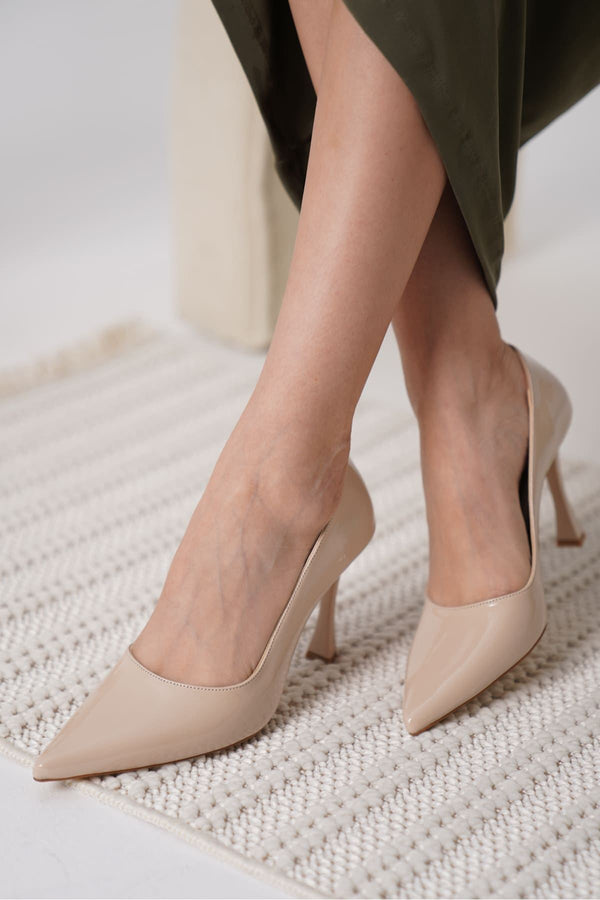 Scarpax Blade Nude Rugan Kadın Stiletto - SCARPAX