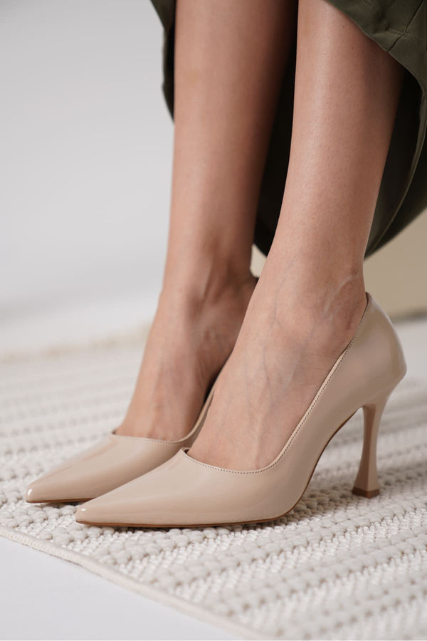 Scarpax Blade Nude Rugan Kadın Stiletto - SCARPAX
