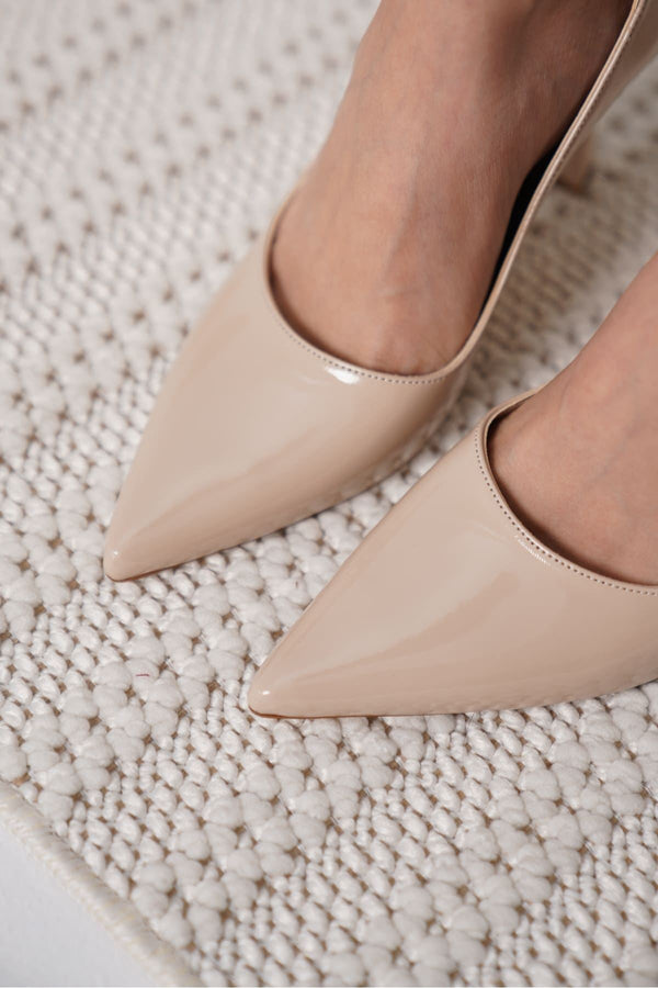Scarpax Blade Nude Rugan Kadın Stiletto - SCARPAX