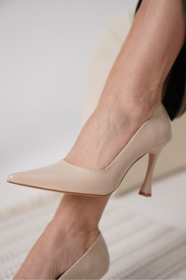 Scarpax Blade Nude Rugan Kadın Stiletto