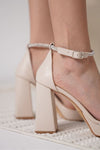 Scarpax Blaire Kadın Bej Topuklu Sandalet