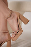 Scarpax Blaire Kadın Nude Topuklu Sandalet