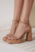 Scarpax Blaire Kadın Nude Topuklu Sandalet