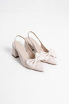 Scarpax Candy Bej Kadın Topuklu Ayakkabı