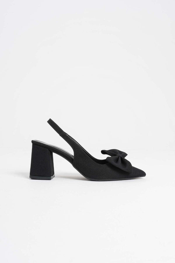 Scarpax Candy Siyah Kadın Topuklu Ayakkabı