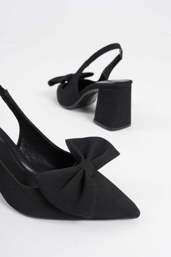 Scarpax Candy Siyah Kadın Topuklu Ayakkabı