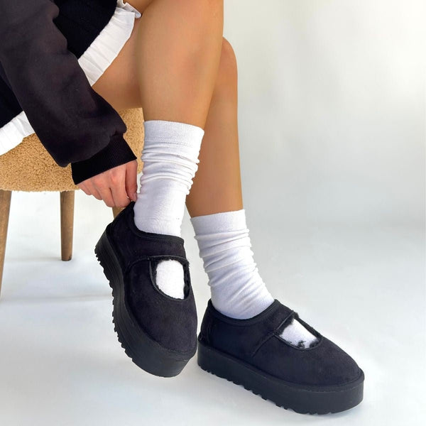 Scarpax Carren Siyah Süet Bot