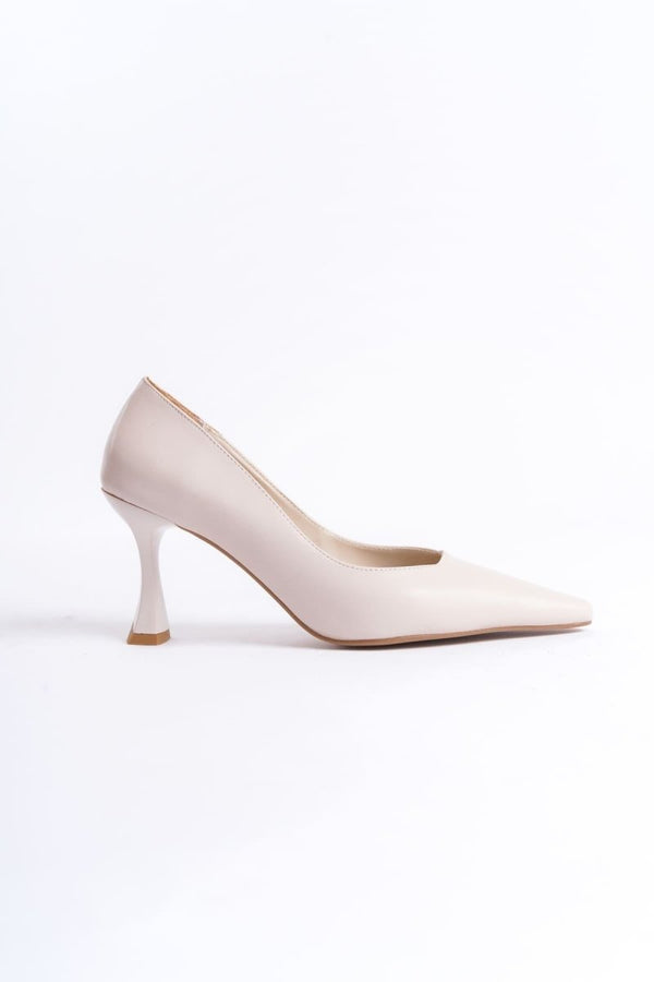 Scarpax Cordelia Kadın Mat Bej Stiletto