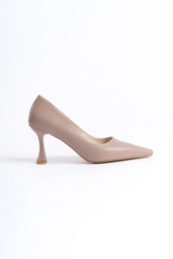 Scarpax Cordelia Kadın Mat Vizon Stiletto - SCARPAX