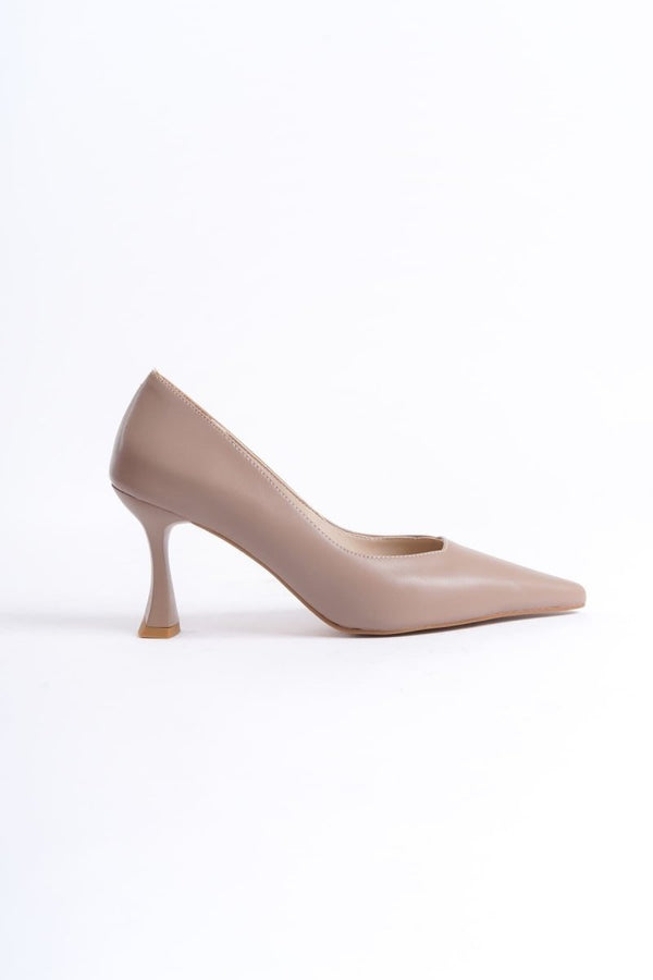 Scarpax Cordelia Kadın Mat Vizon Stiletto