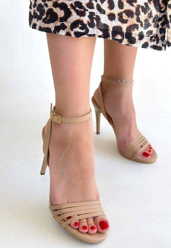 Scarpax Coze Nude Topuklu Ayakkabı