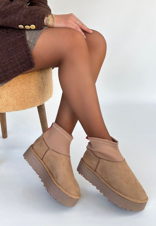 Scarpax Cuen Nude Süet Bot